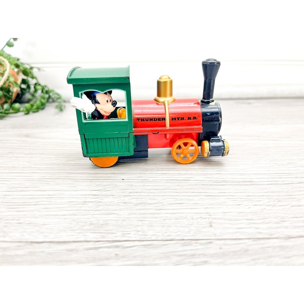 Disney Thunder Mountain R.R. Train with Mickey Mouse Collectible Toy!